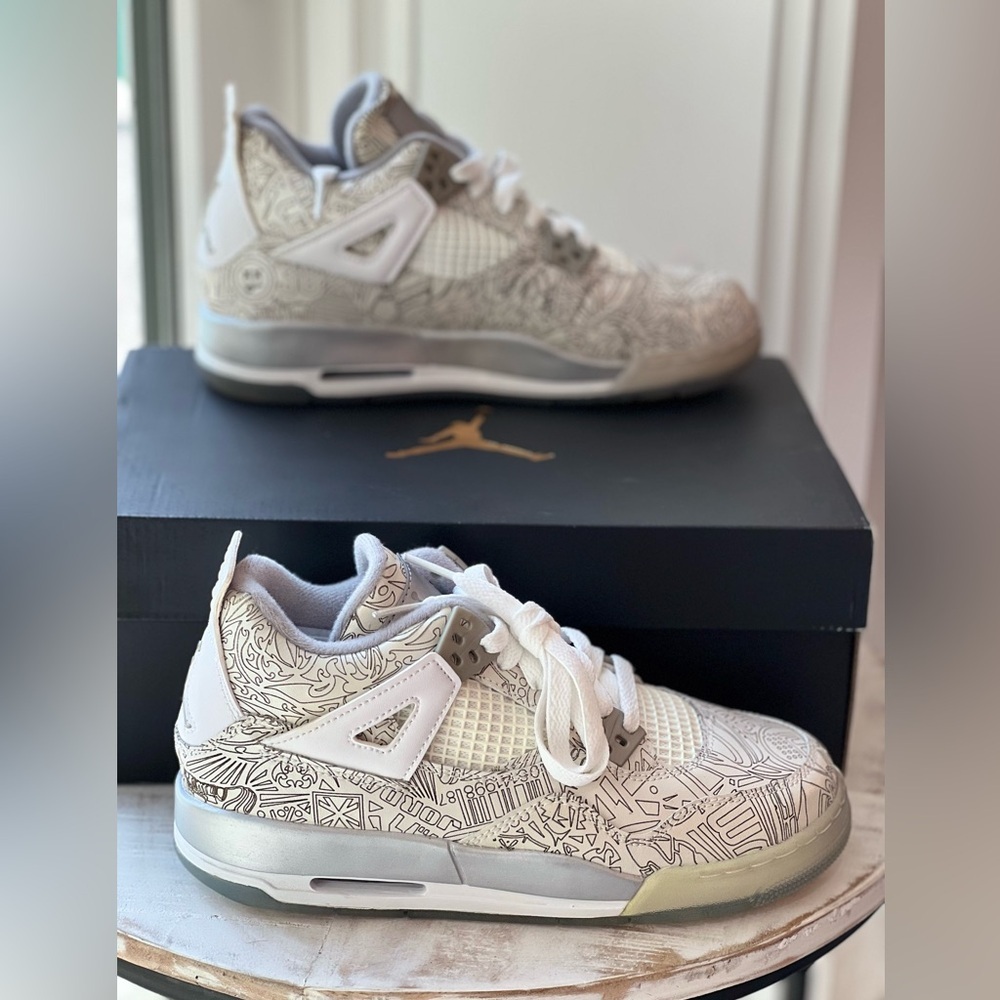 Nike Air Jordan 4 Laser 4y Sneakers